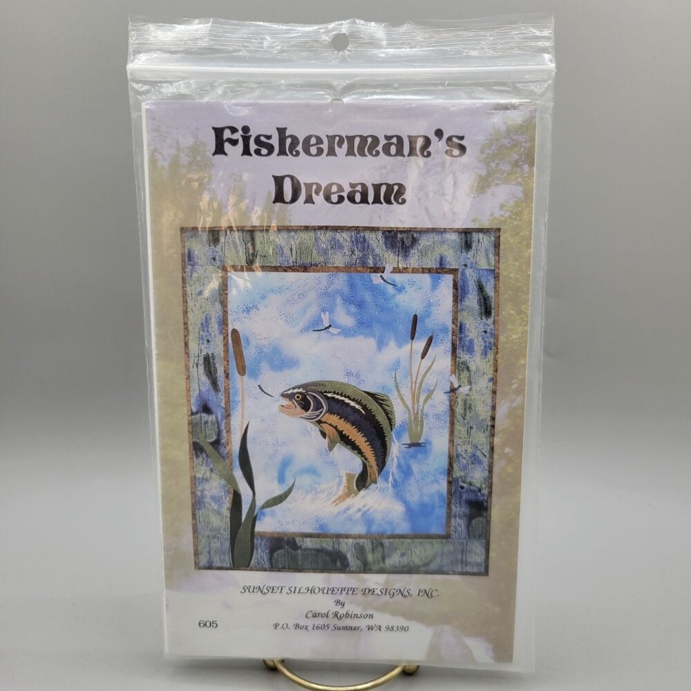 Fishermans Dream Quilt Pattern By Sunset Silhouette Designs 605